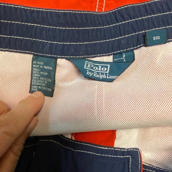 Polo Ralph Lauren Mens Size Small Red Swim Trunks - Picture 8 of 8